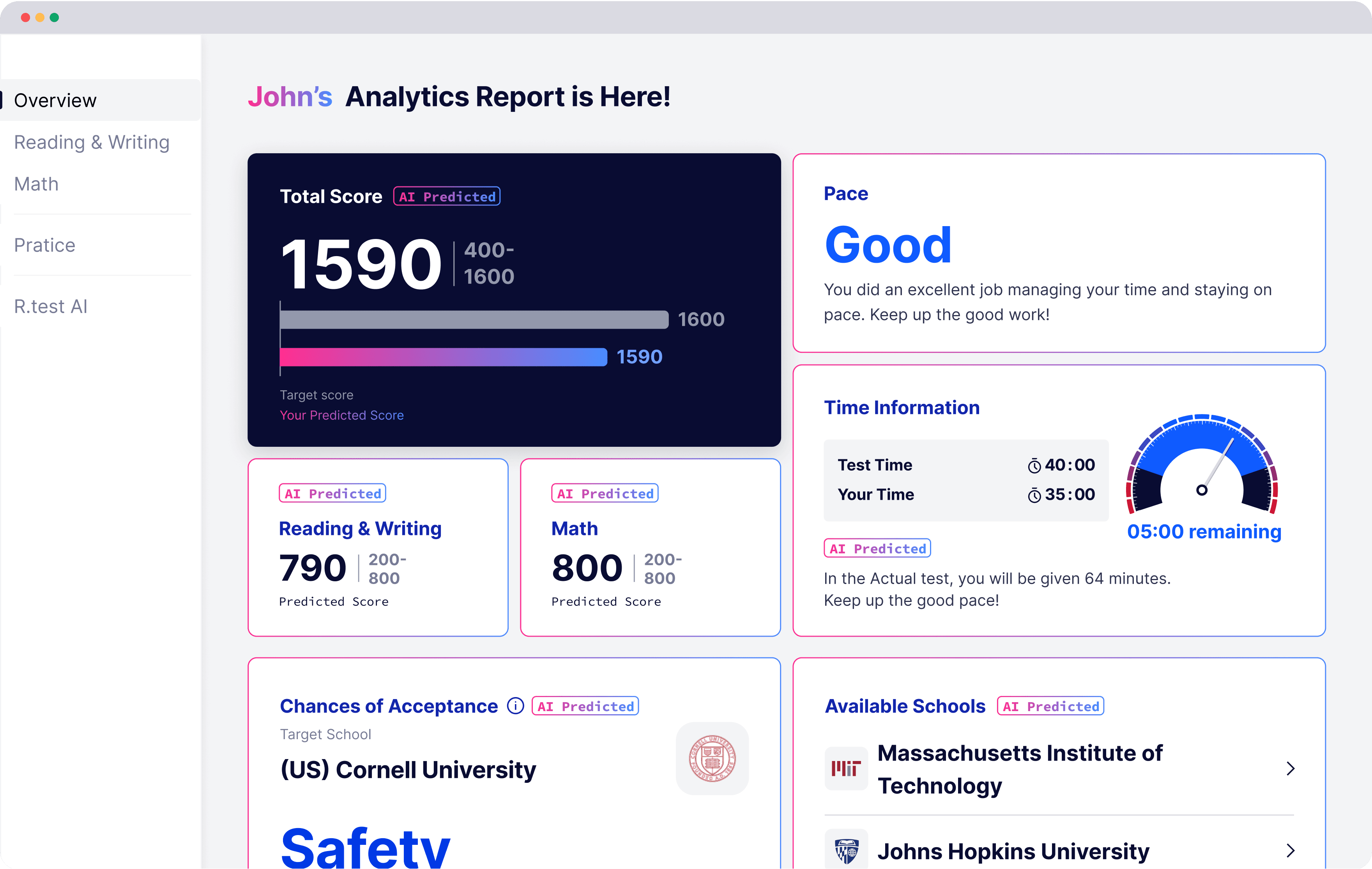 analytics report preview