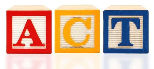 Three alphabet blocks, each representing A, C, and T